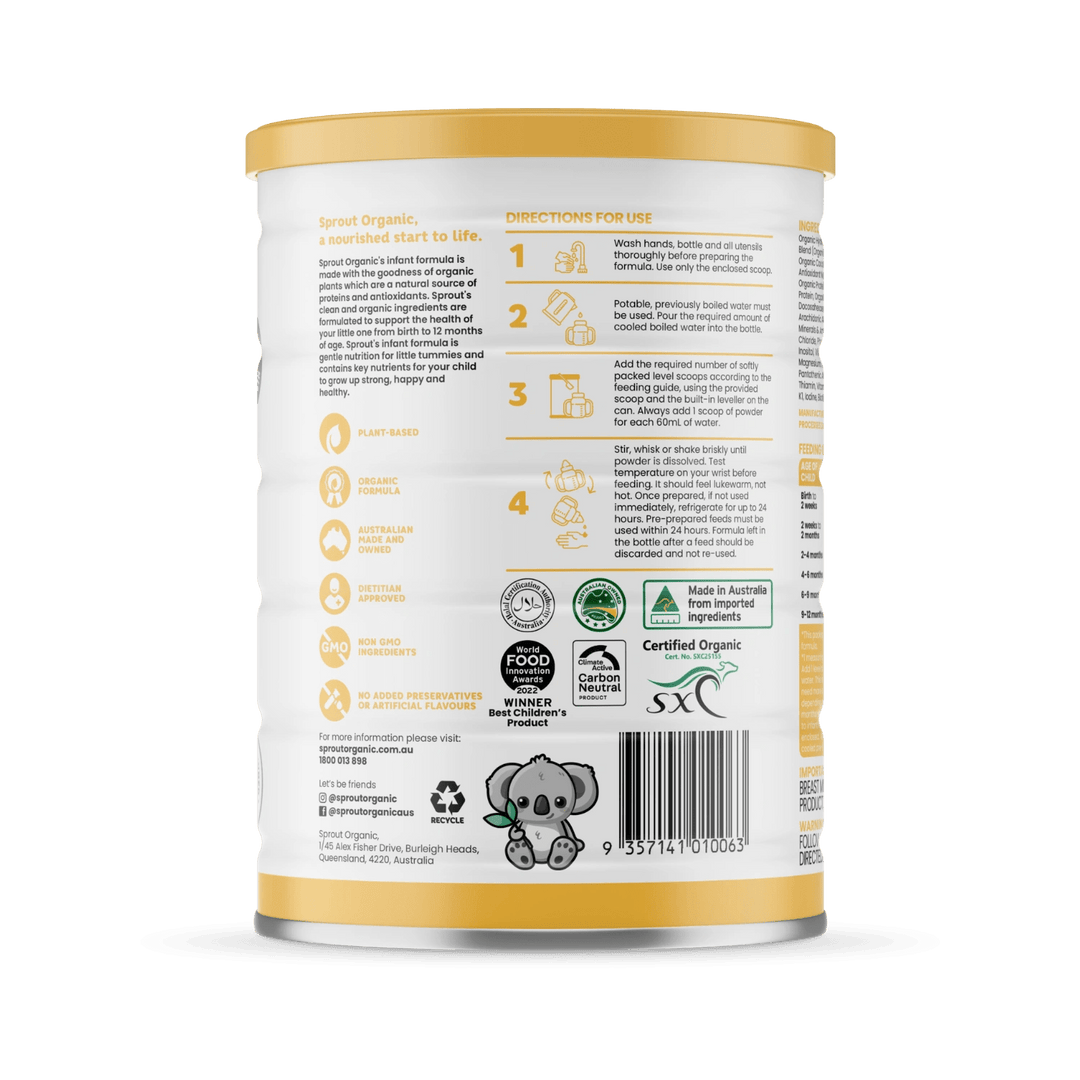 Infant Formula - Sprout Organic