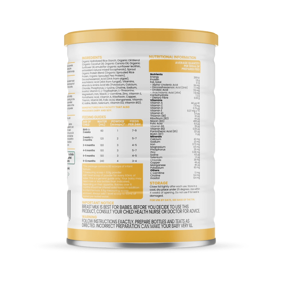Infant Formula - Sprout Organic