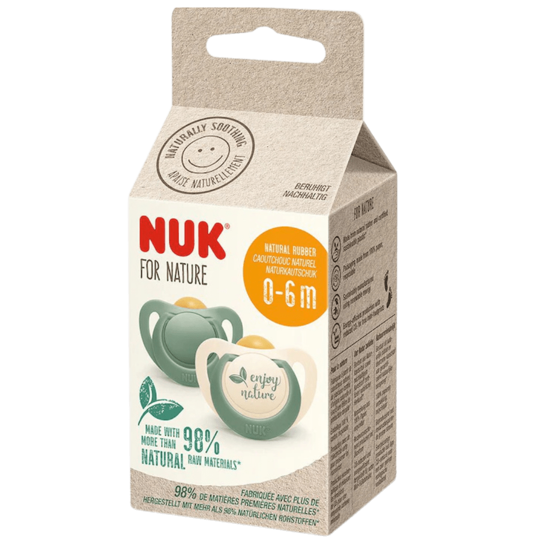 NUK for Nature Silicone Soothers (Two Pack) - Sprout Organic